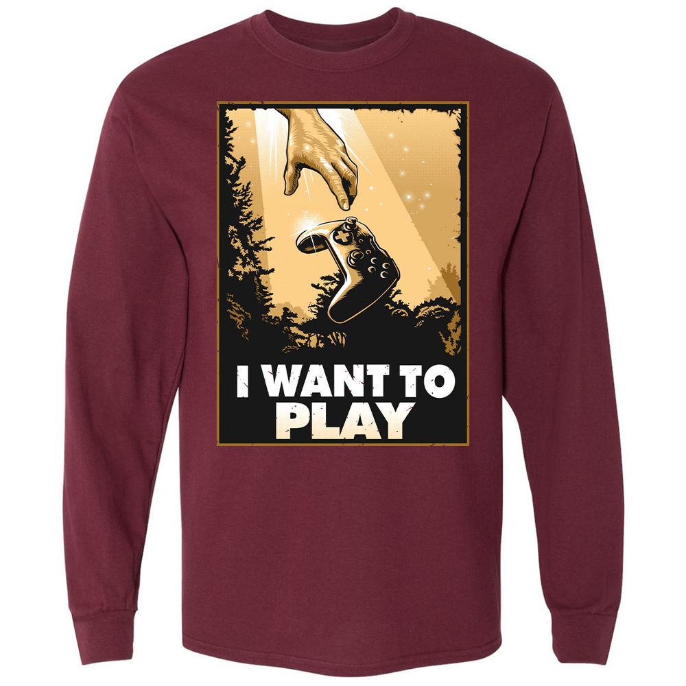 Long Sleeve T-Shirt - 3ETH3SHF - Maroon - 11