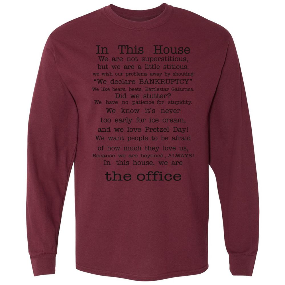 Long Sleeve T-Shirt - F35YFPTU - Maroon - 11