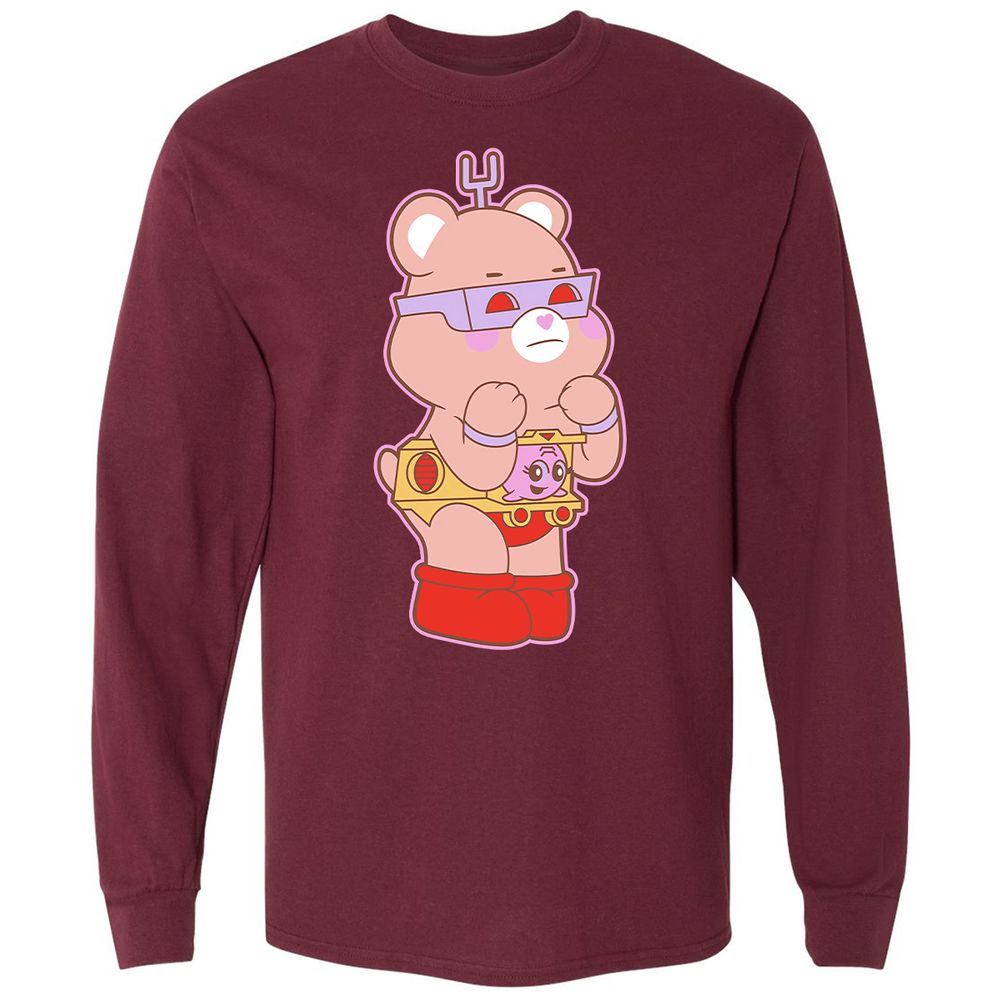 Long Sleeve T-Shirt - FGFG71NJ - Maroon - 11