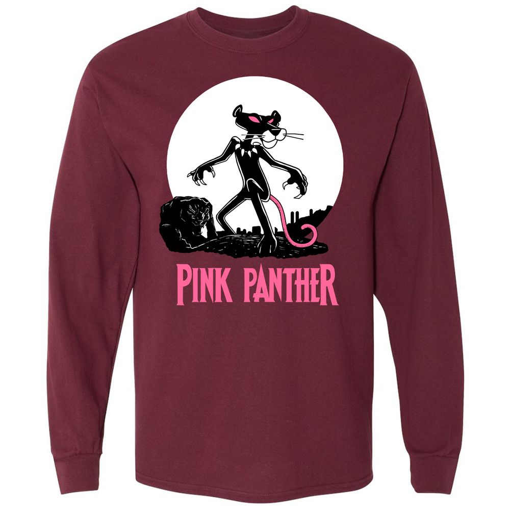 Long Sleeve T-Shirt - METH9LUB - Maroon - 11