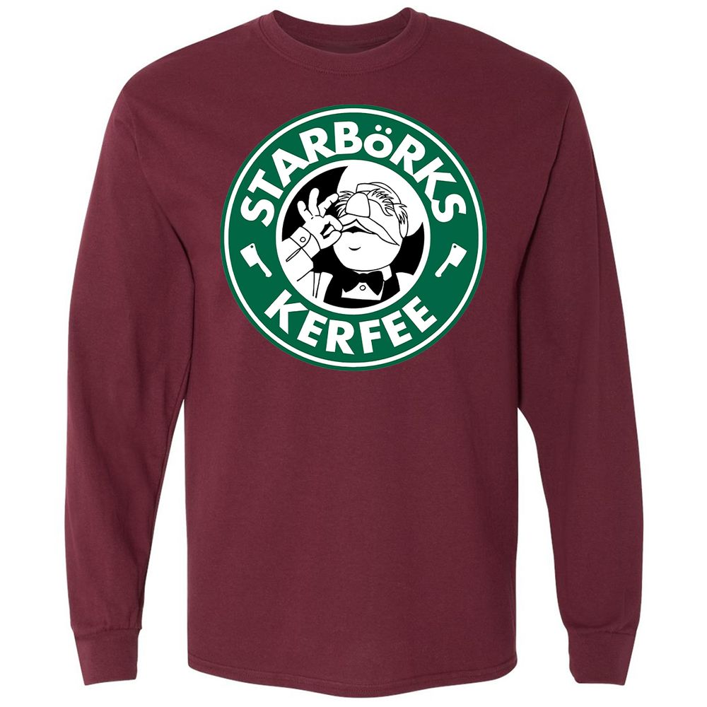 Long Sleeve T-Shirt - S37V4CBY - Maroon - 11