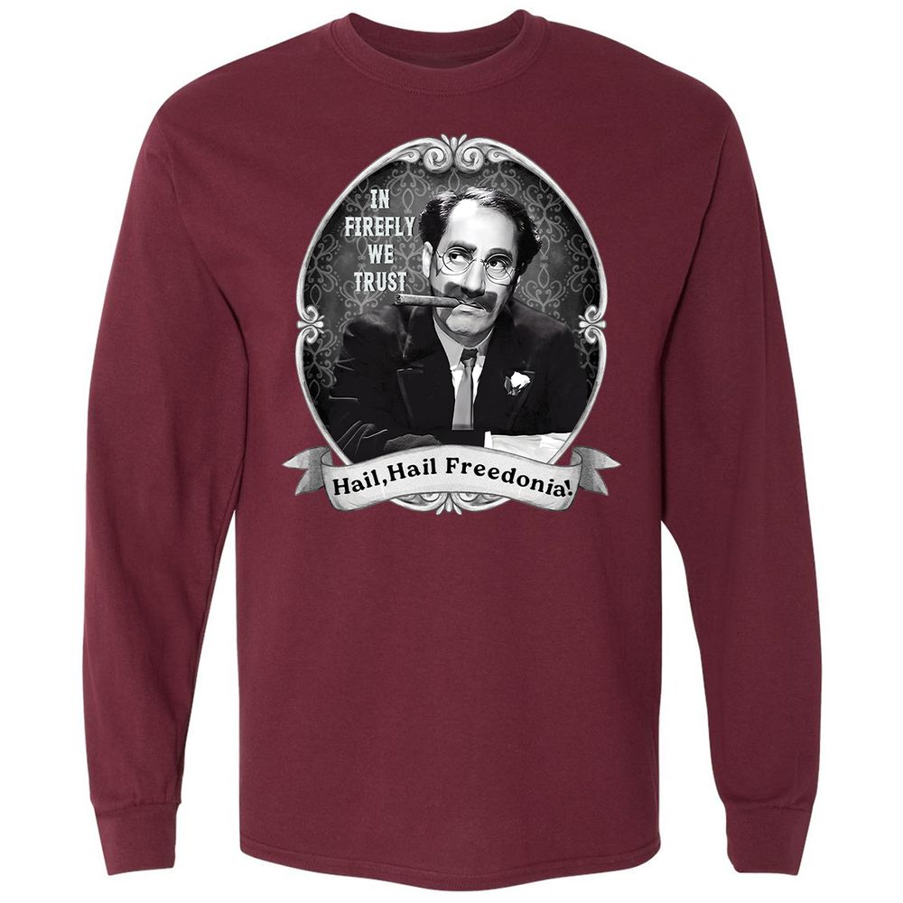 Long Sleeve T-Shirt - LZFJ9YS7 - Maroon - 11