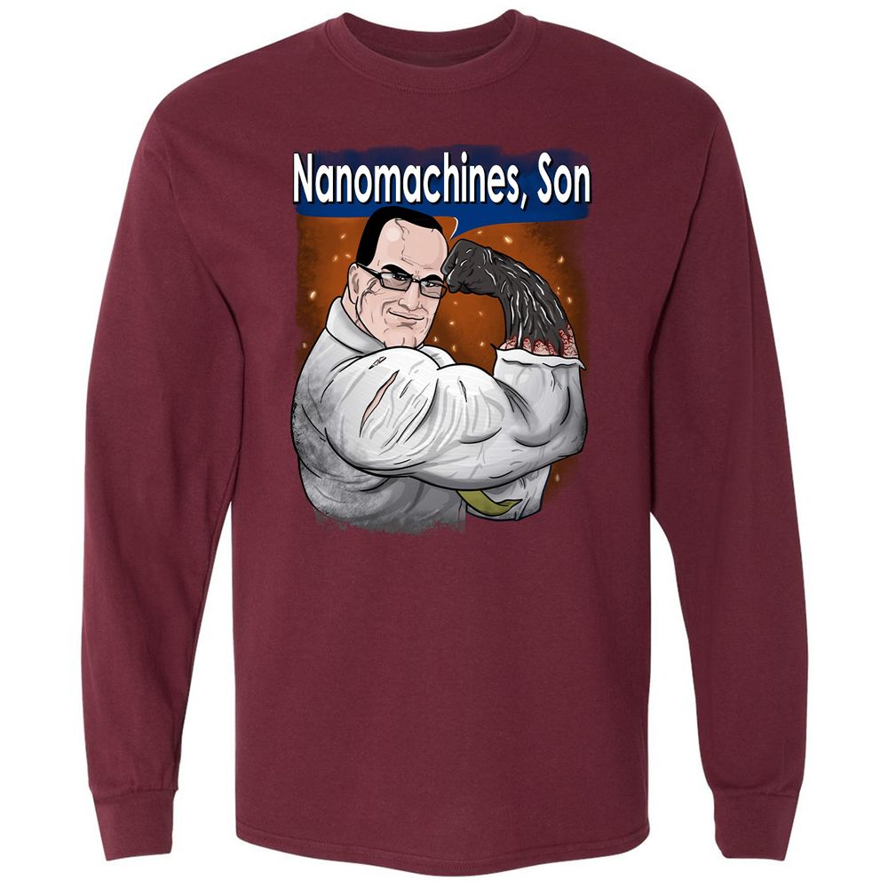 Long Sleeve T-Shirt - 7NJSHEGK - Maroon - 11