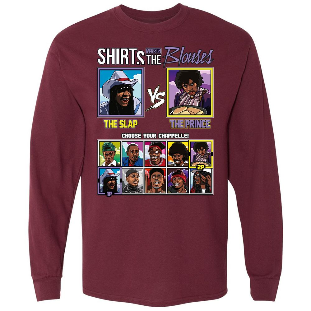 Long Sleeve T-Shirt - U31FC8L7 - Maroon - 11