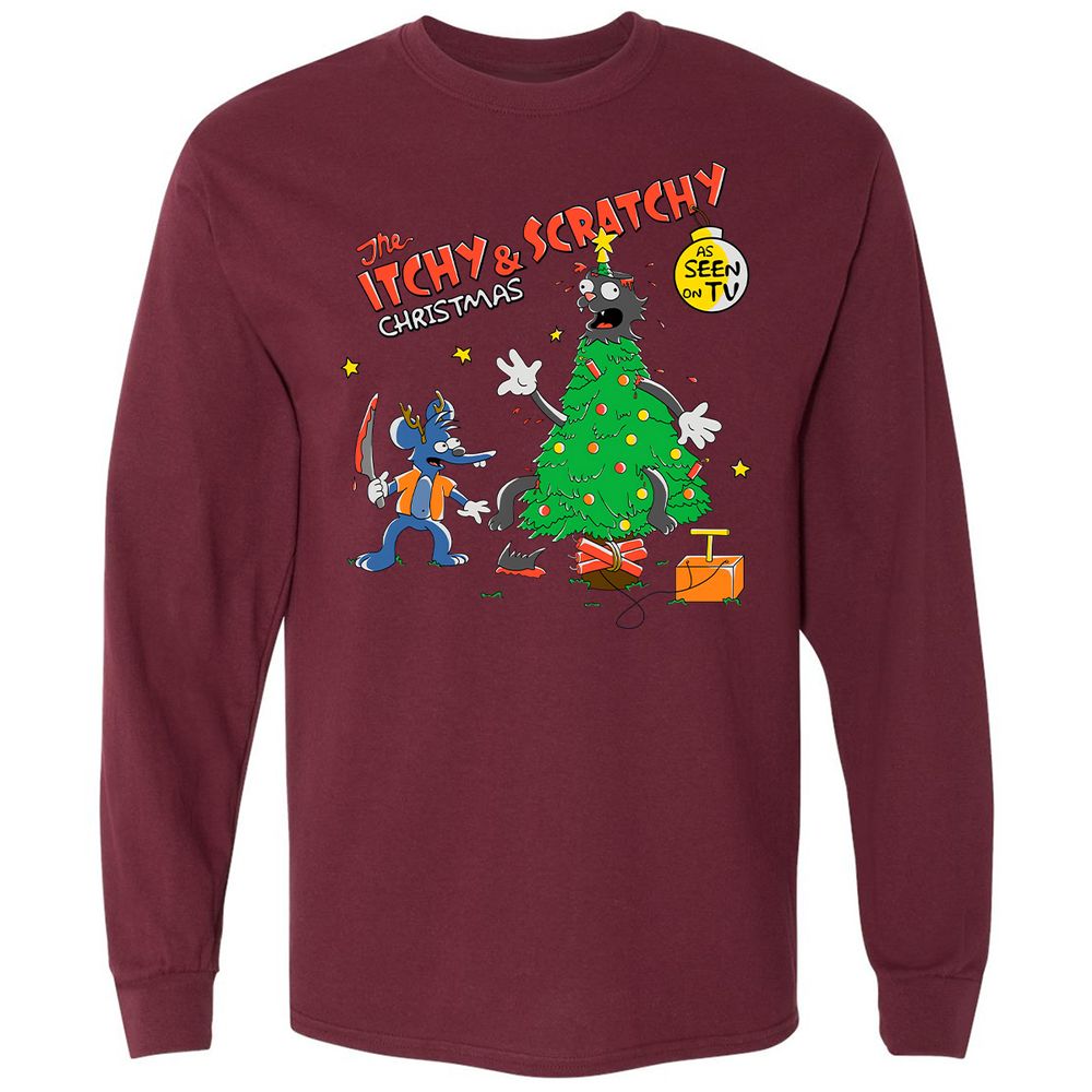 Long Sleeve T-Shirt - JXYD3LGD - Maroon - 11