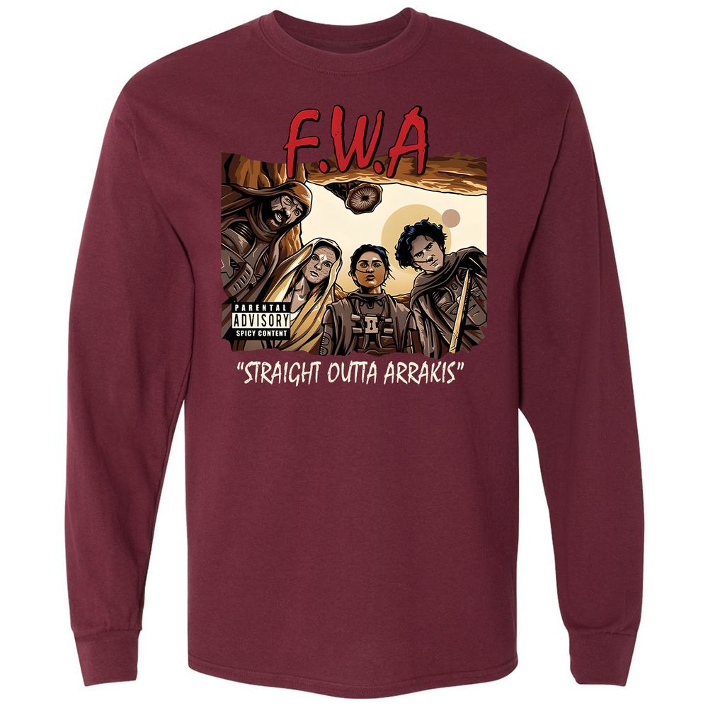 Long Sleeve T-Shirt - DBVERUEU - Maroon - 11