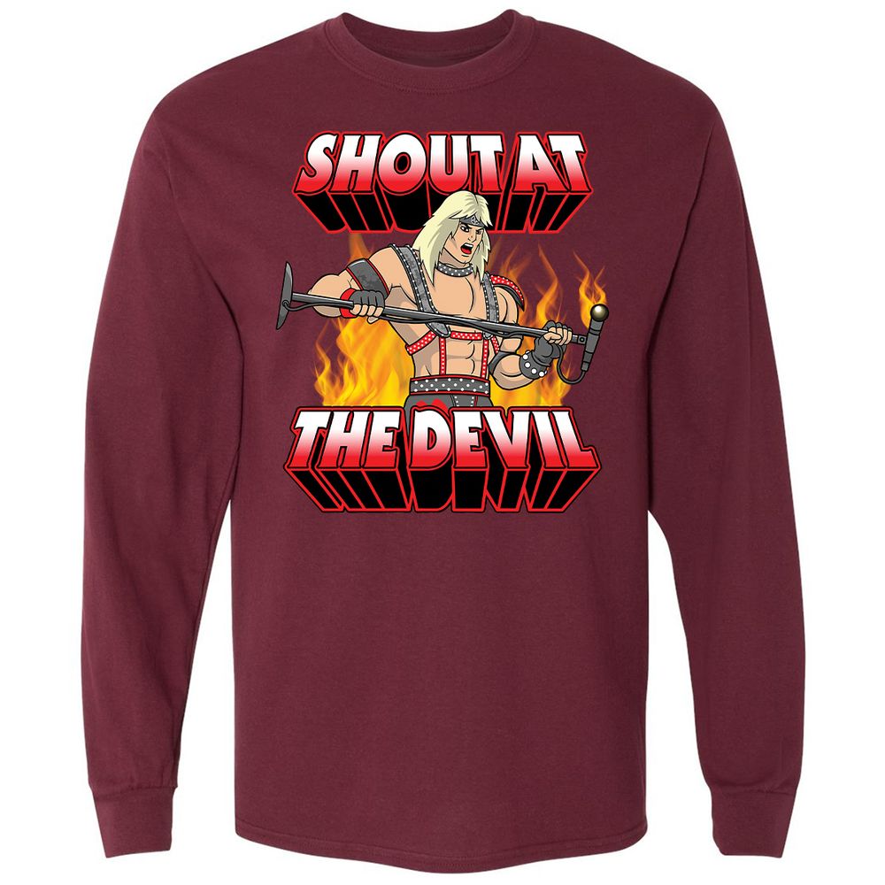 Long Sleeve T-Shirt - UEUV9EQN - Maroon - 11