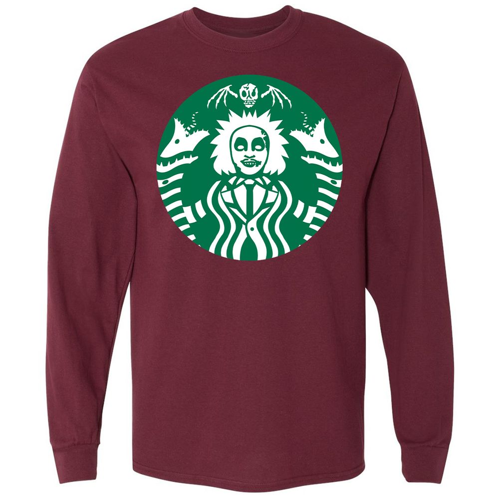 Long Sleeve T-Shirt - 38P118KG - Maroon - 11