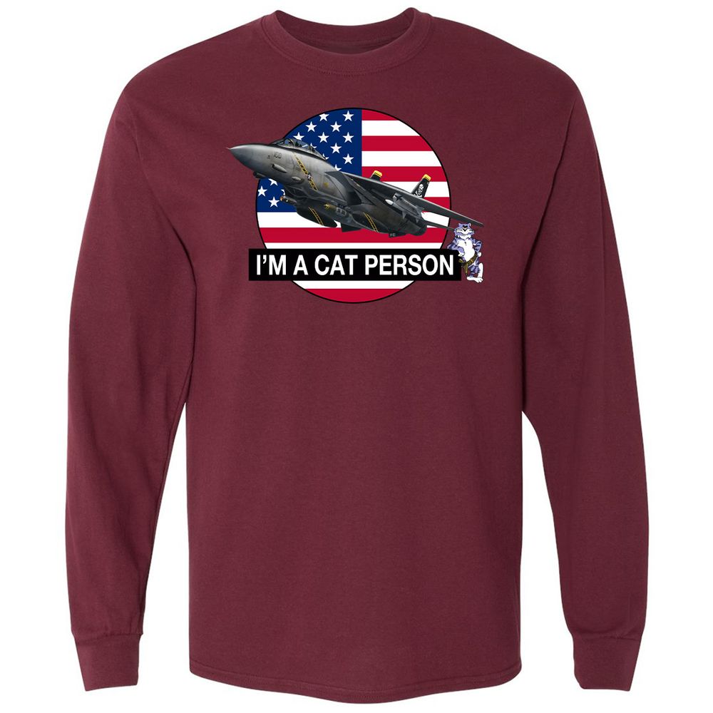 Long Sleeve T-Shirt - 7Z5UKYF5 - Maroon - 11