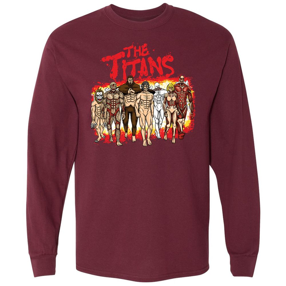Long Sleeve T-Shirt - 1R1SG6Y8 - Maroon - 11