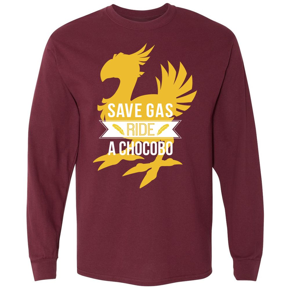 Long Sleeve T-Shirt - SMJFAQQG - Maroon - 11