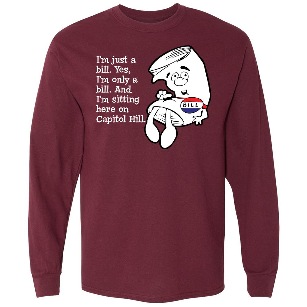 Long Sleeve T-Shirt - LQAYW2Q9 - Maroon - 11