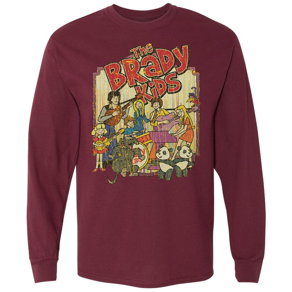 Long Sleeve T-Shirt - Q71K1L57 - Maroon - 11