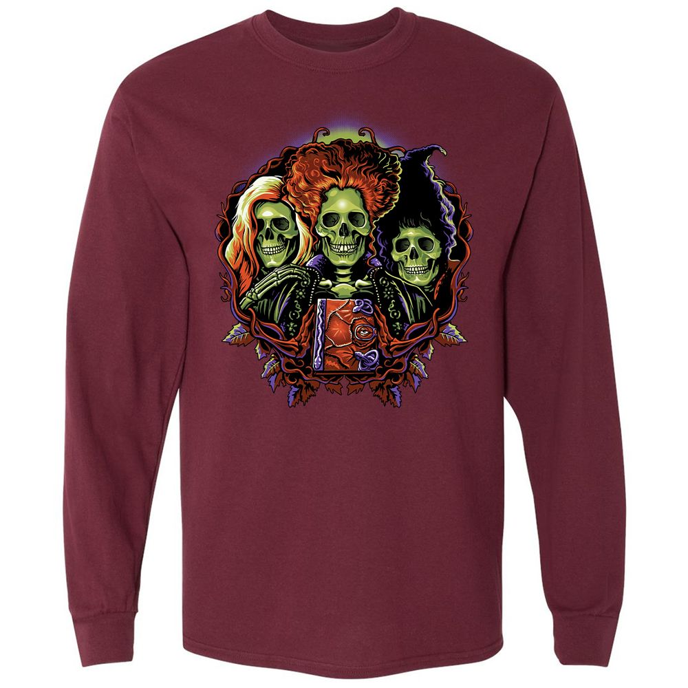 Long Sleeve T-Shirt - D2FSG923 - Maroon - 11