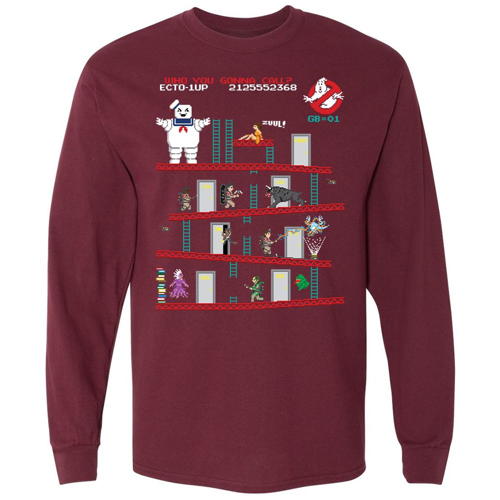 Long Sleeve T-Shirt - MX56TVPT - Maroon - 11