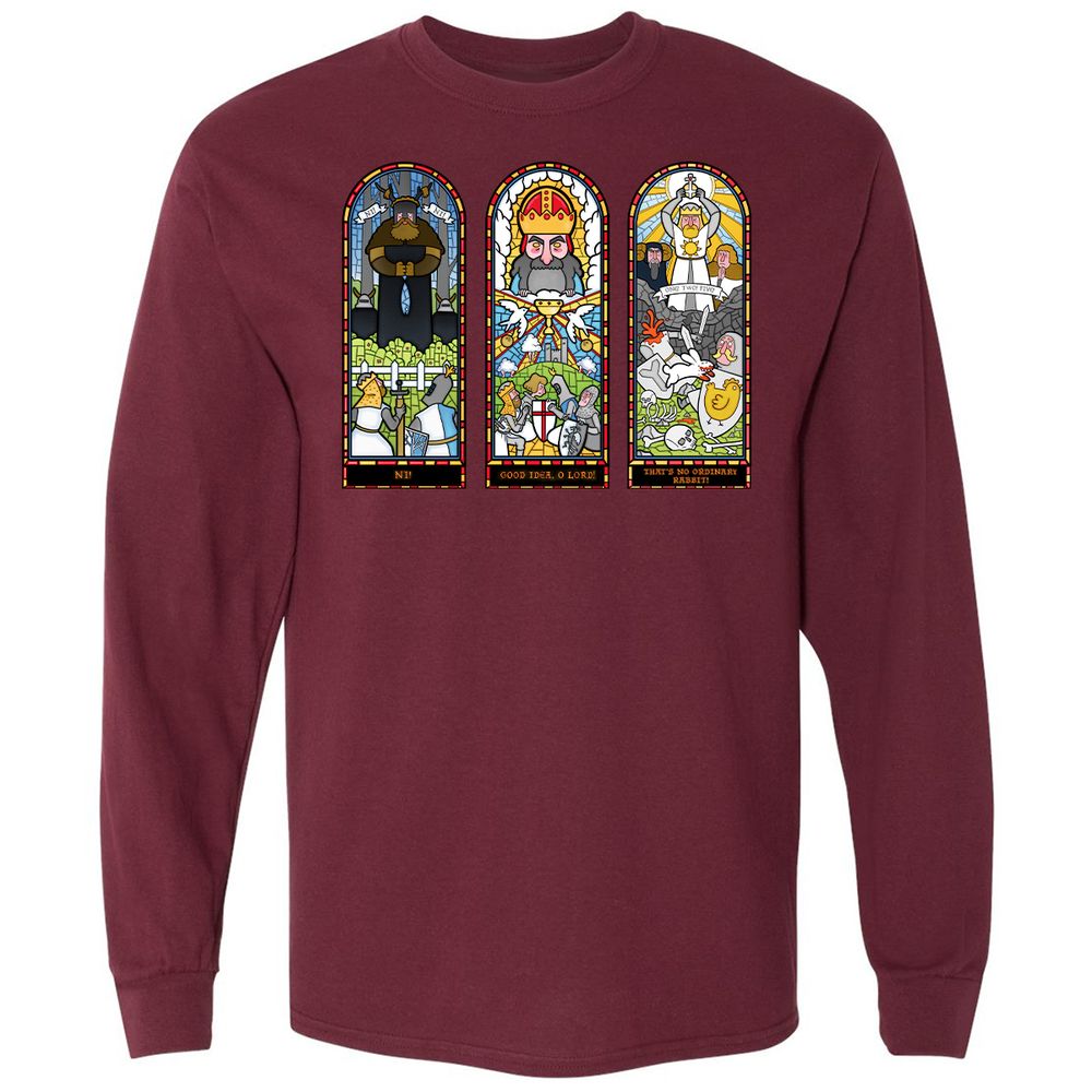 Long Sleeve T-Shirt - HECUBL65 - Maroon - 11