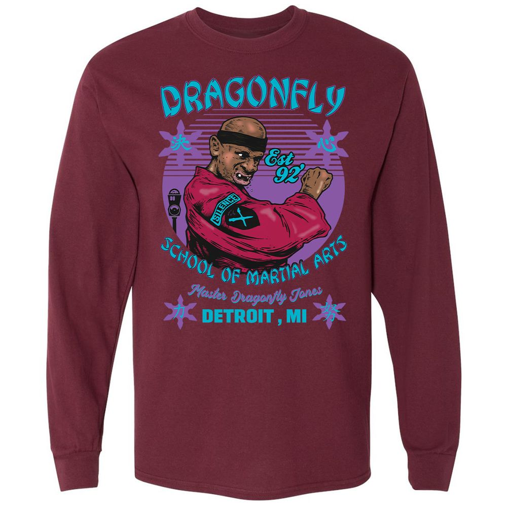 Long Sleeve T-Shirt - 216SE9XX - Maroon - 11