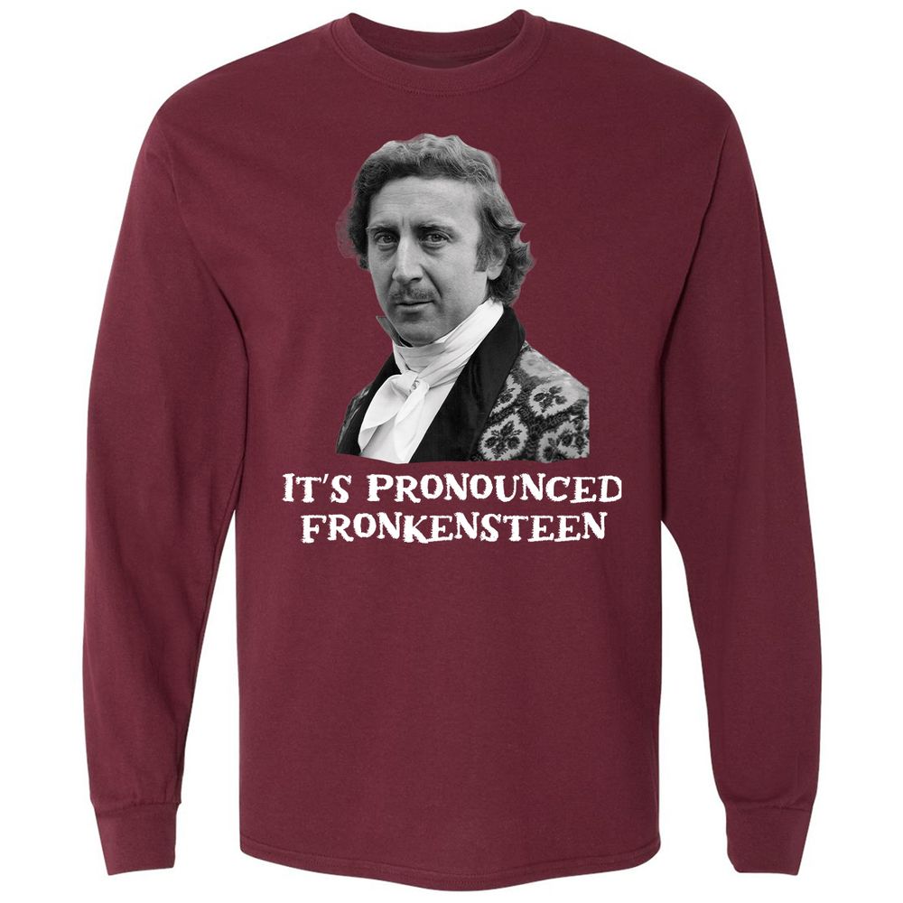 Long Sleeve T-Shirt - 7QE4CQK5 - Maroon - 11