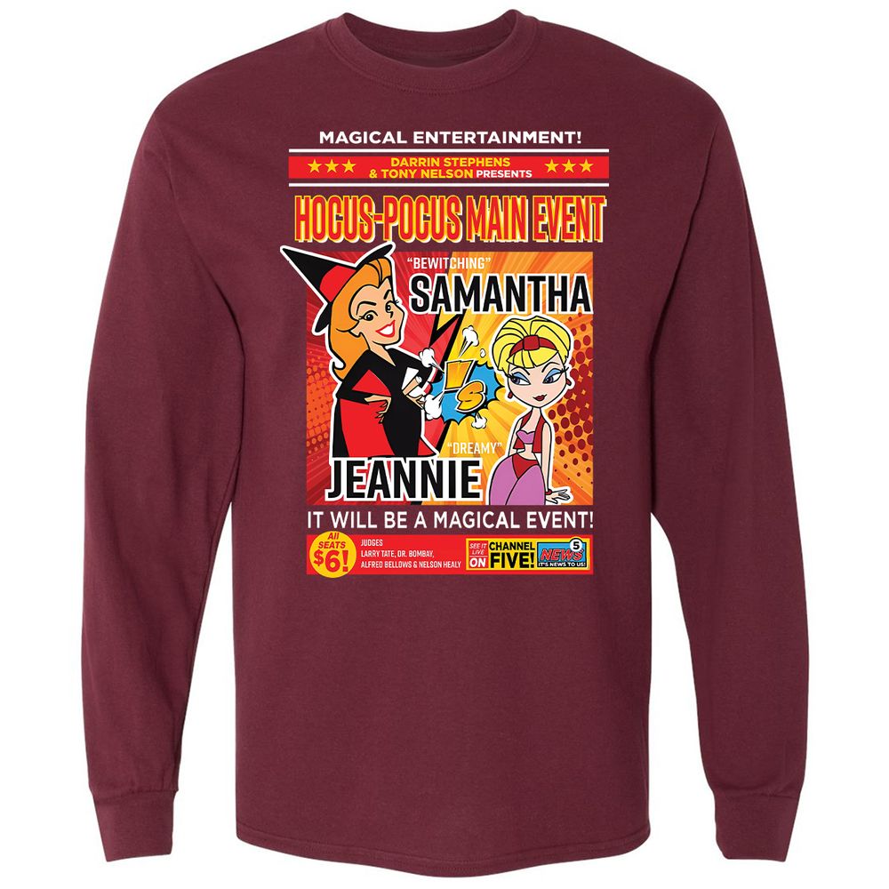 Long Sleeve T-Shirt - H57WBUNW - Maroon - 11
