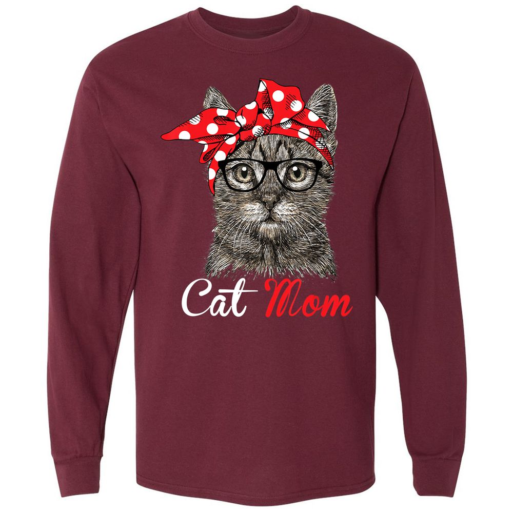 Long Sleeve T-Shirt - QPPH84L1 - Maroon - 11