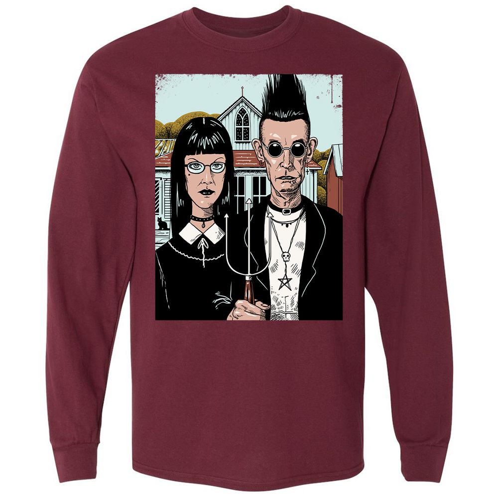 Long Sleeve T-Shirt - GNYW8URH - Maroon - 11