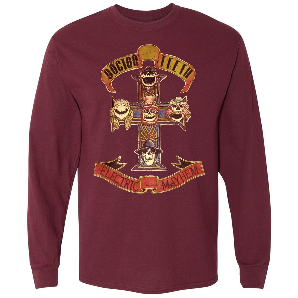Long Sleeve T-Shirt - NKR28BLF - Maroon - 11