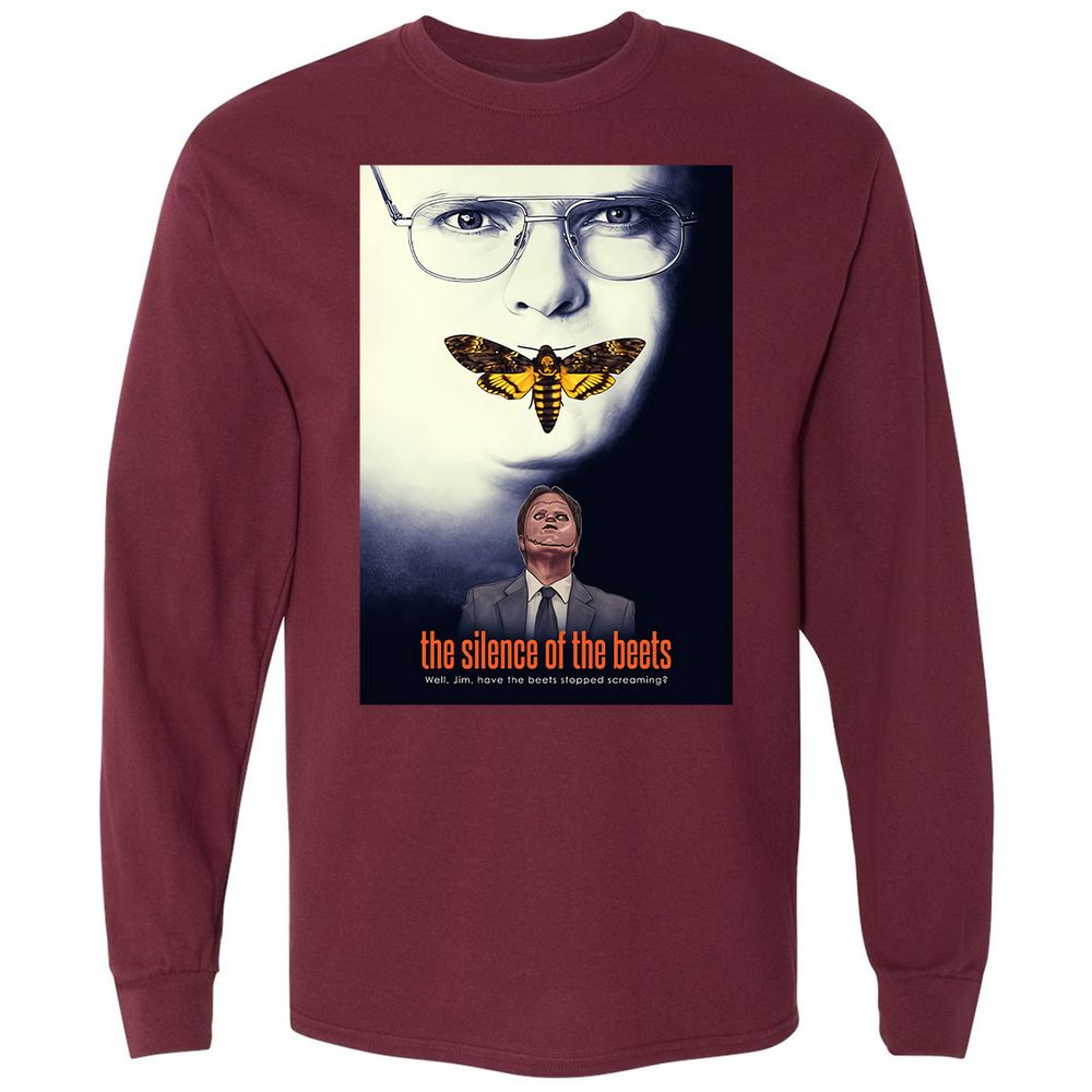 Long Sleeve T-Shirt - 92TKDBFH - Maroon - 11