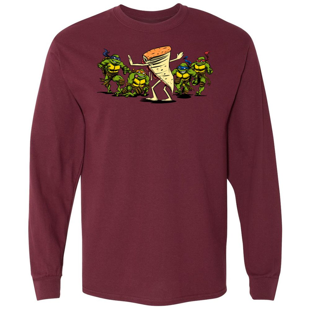 Long Sleeve T-Shirt - RW43L5WZ - Maroon - 11