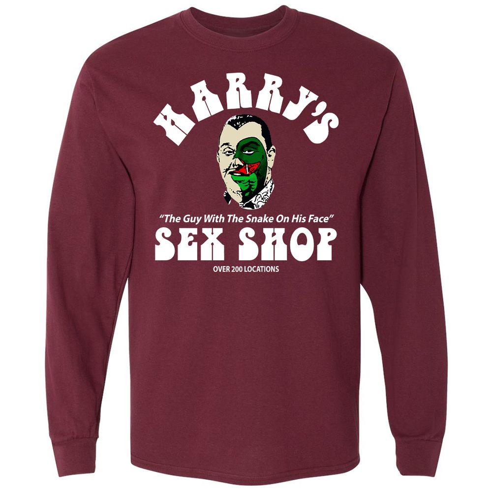 Long Sleeve T-Shirt - NDZ8QC9E - Maroon - 11