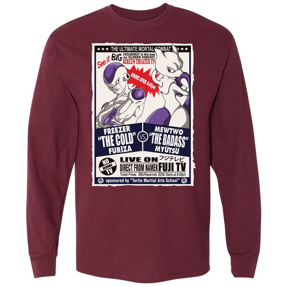 Long Sleeve T-Shirt - YSEKVUSK - Maroon - 11