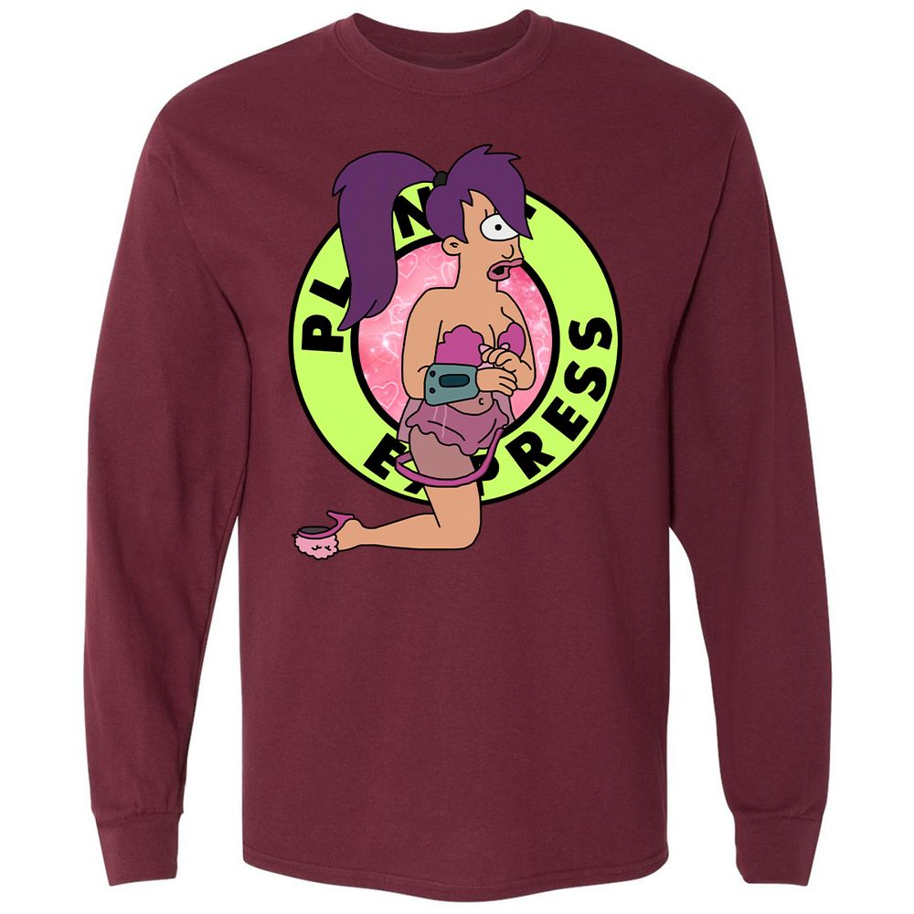 Long Sleeve T-Shirt - DH17KNHK - Maroon - 11