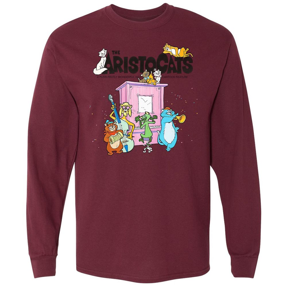 Long Sleeve T-Shirt - 1W5FLCRA - Maroon - 11