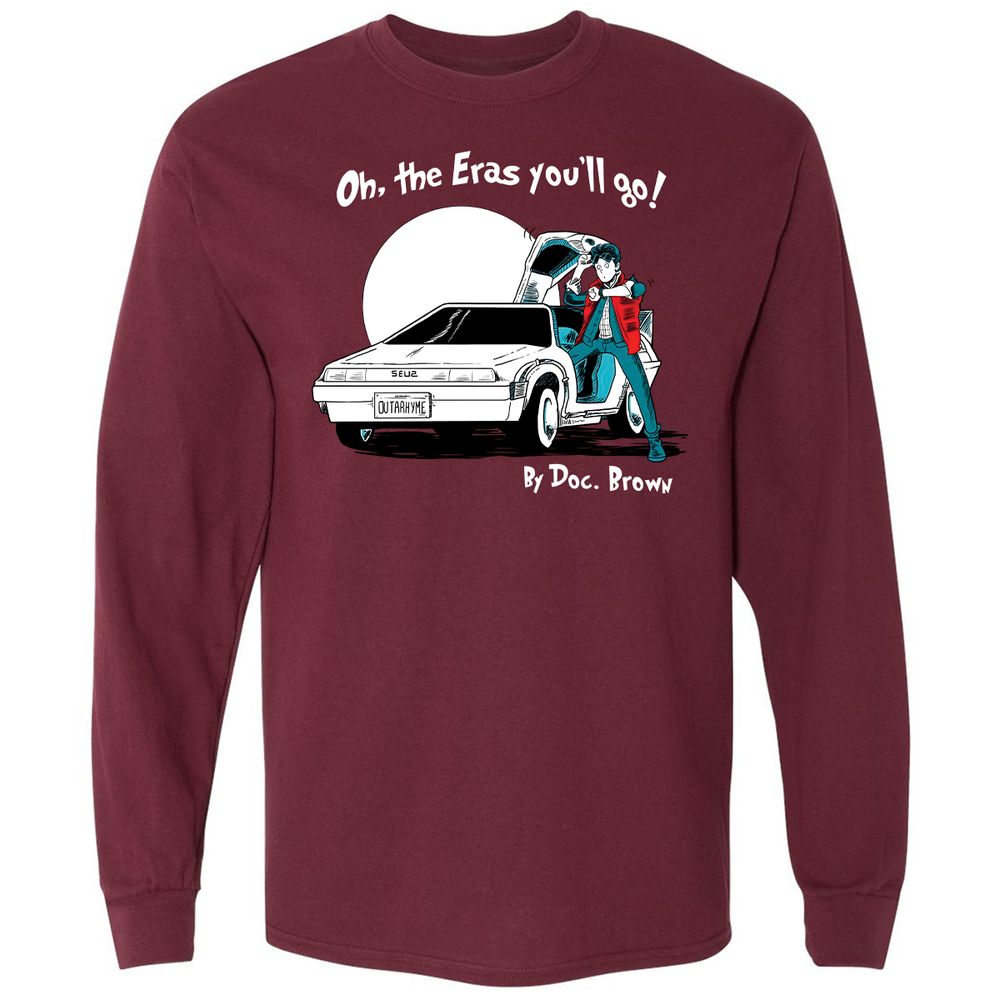 Long Sleeve T-Shirt - 26NAUEJG - Maroon - 11