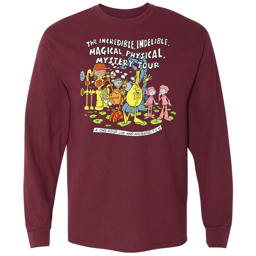 Long Sleeve T-Shirt - 9C7V5K89 - Maroon - 11