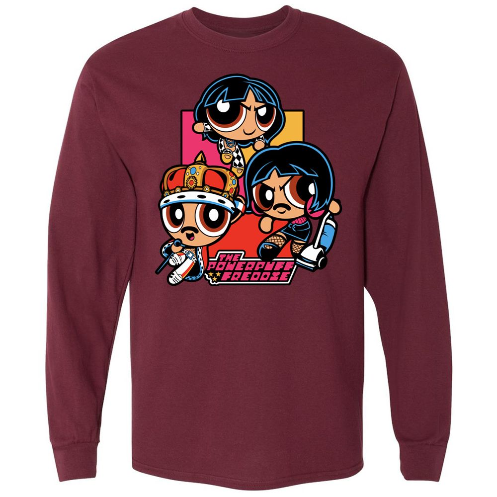 Long Sleeve T-Shirt - LRZ58M18 - Maroon - 11