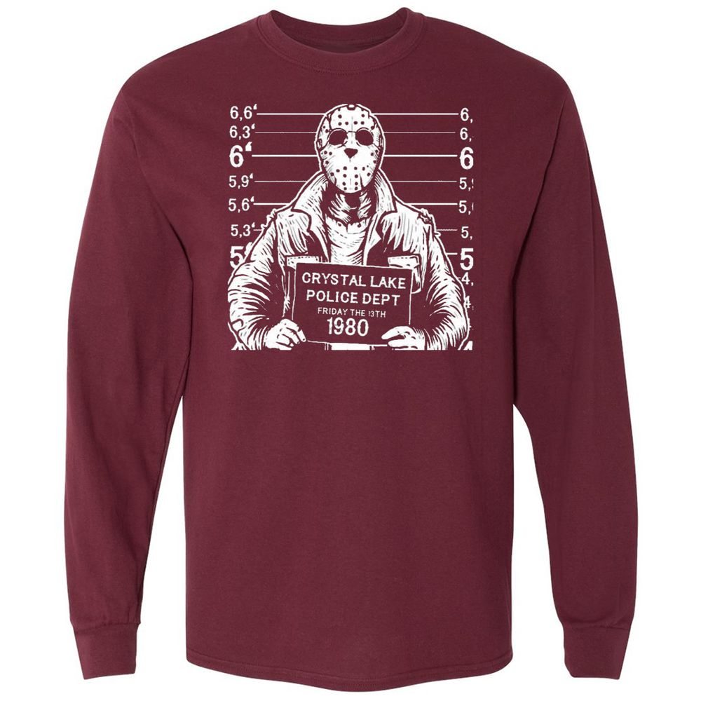 Long Sleeve T-Shirt - 75WJTD62 - Maroon - 11