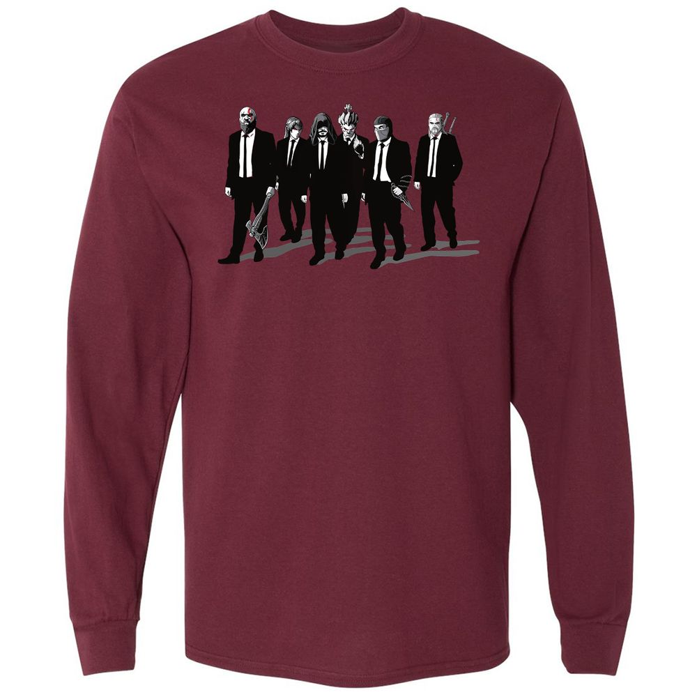 Long Sleeve T-Shirt - UMH1S786 - Maroon - 11