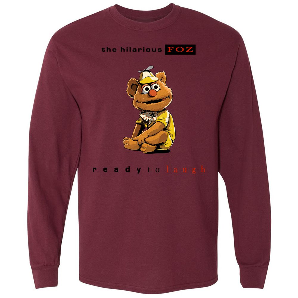 Long Sleeve T-Shirt - 1PZTJE5S - Maroon - 11