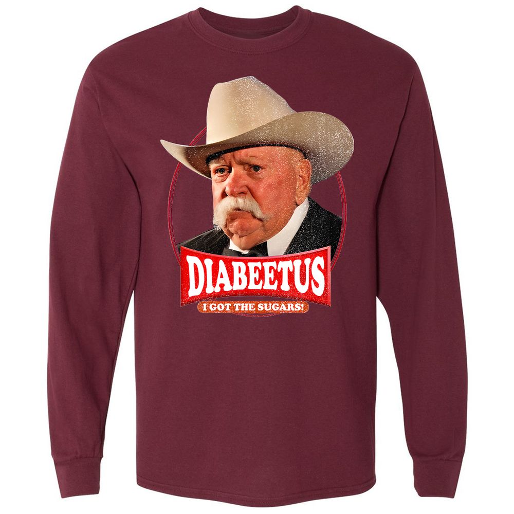 Long Sleeve T-Shirt - WS2RFYAJ - Maroon - 11