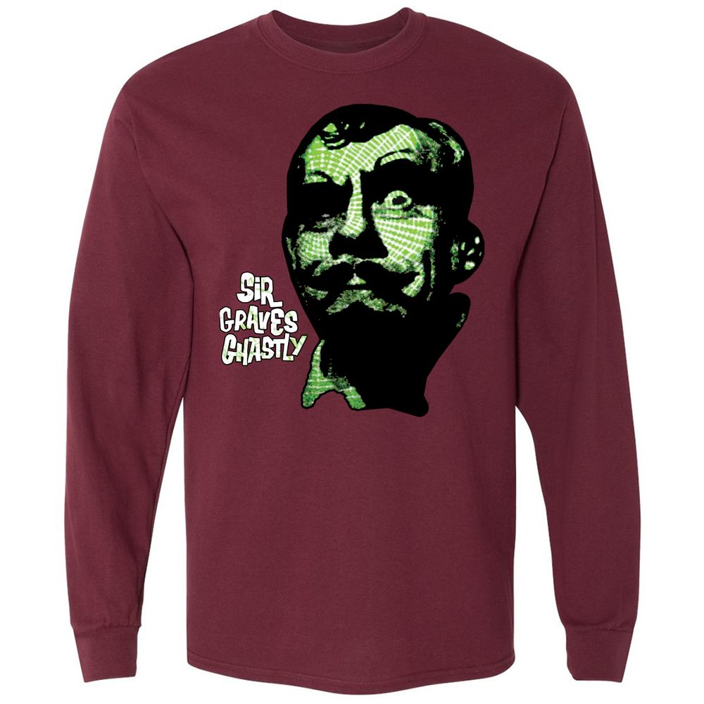 Long Sleeve T-Shirt - QBUNP5UJ - Maroon - 11