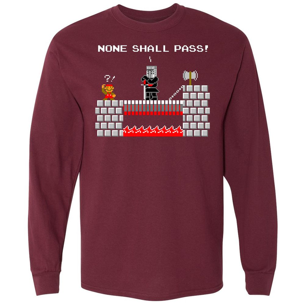 Long Sleeve T-Shirt - JZ63X5RR - Maroon - 11