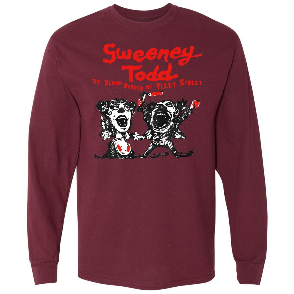 Long Sleeve T-Shirt - S12AED8M - Maroon - 11