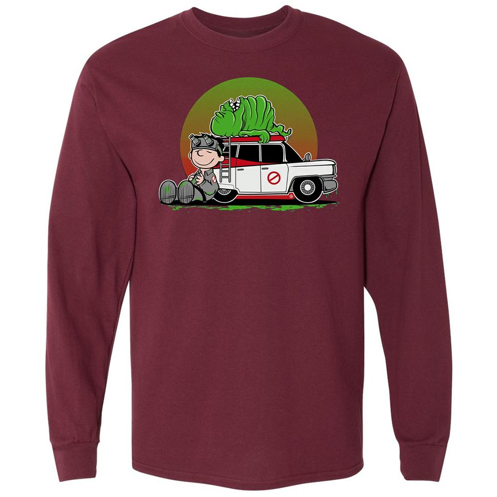 Long Sleeve T-Shirt - N9HLU8PU - Maroon - 11