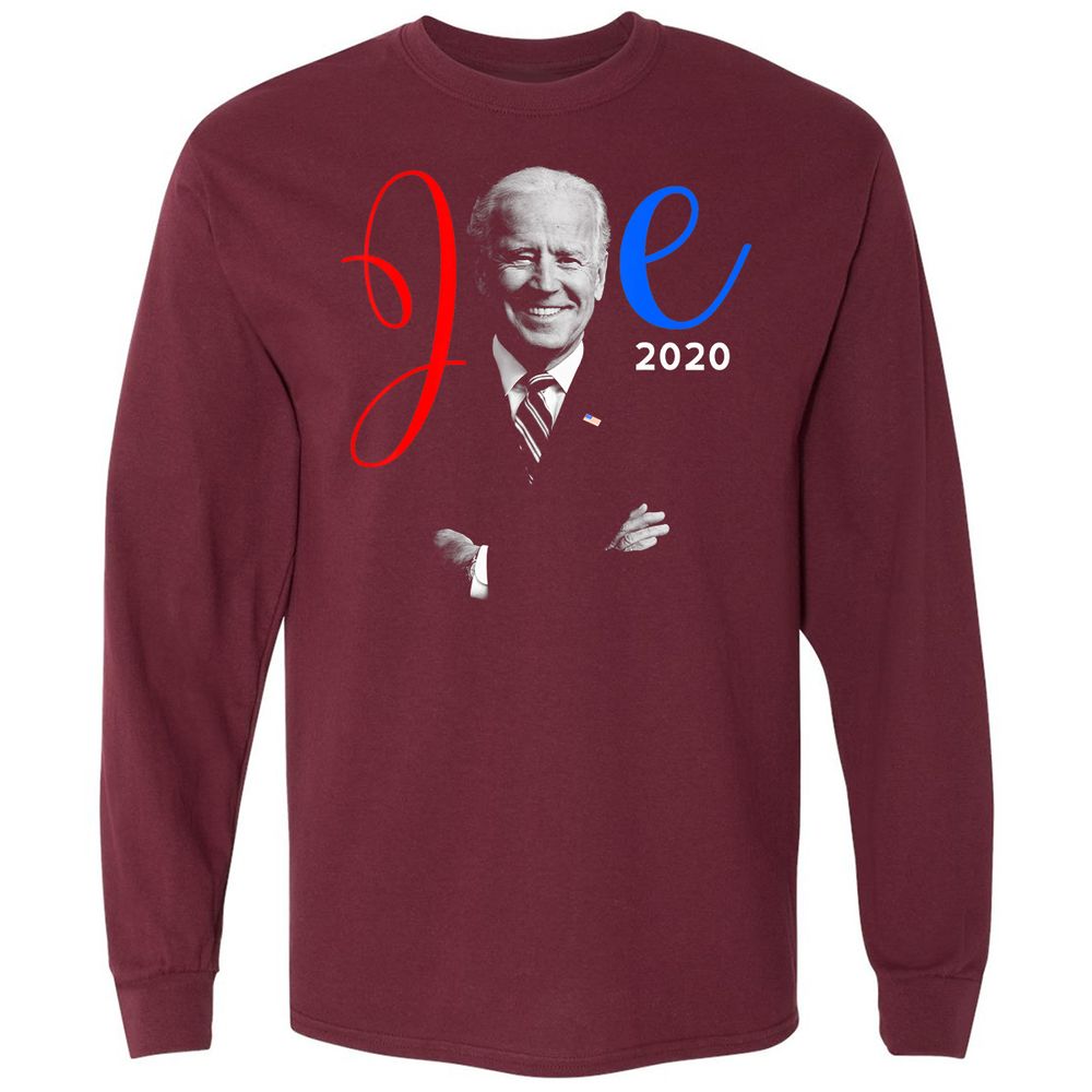 Long Sleeve T-Shirt - R82JKRJG - Maroon - 11