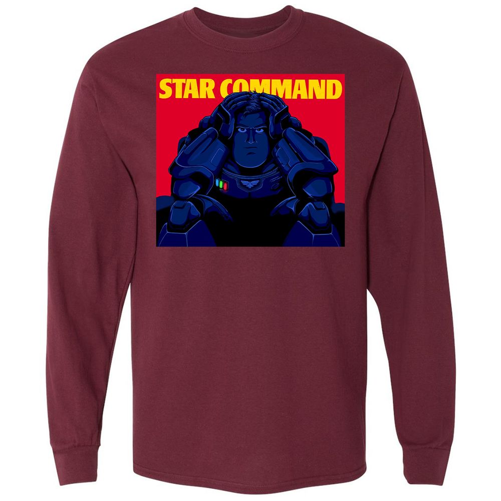 Long Sleeve T-Shirt - HTQ8VXEU - Maroon - 11