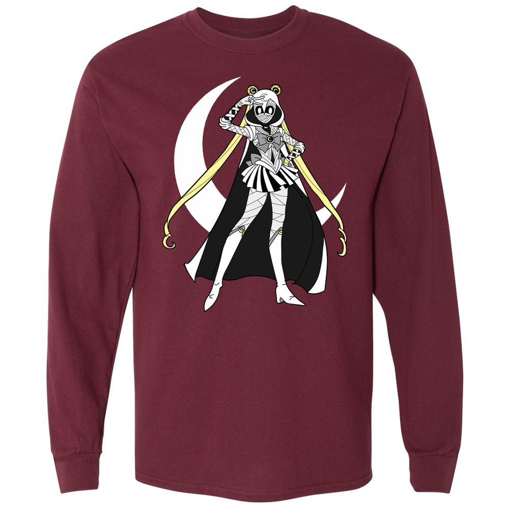 Long Sleeve T-Shirt - 6XA5JQDG - Maroon - 11