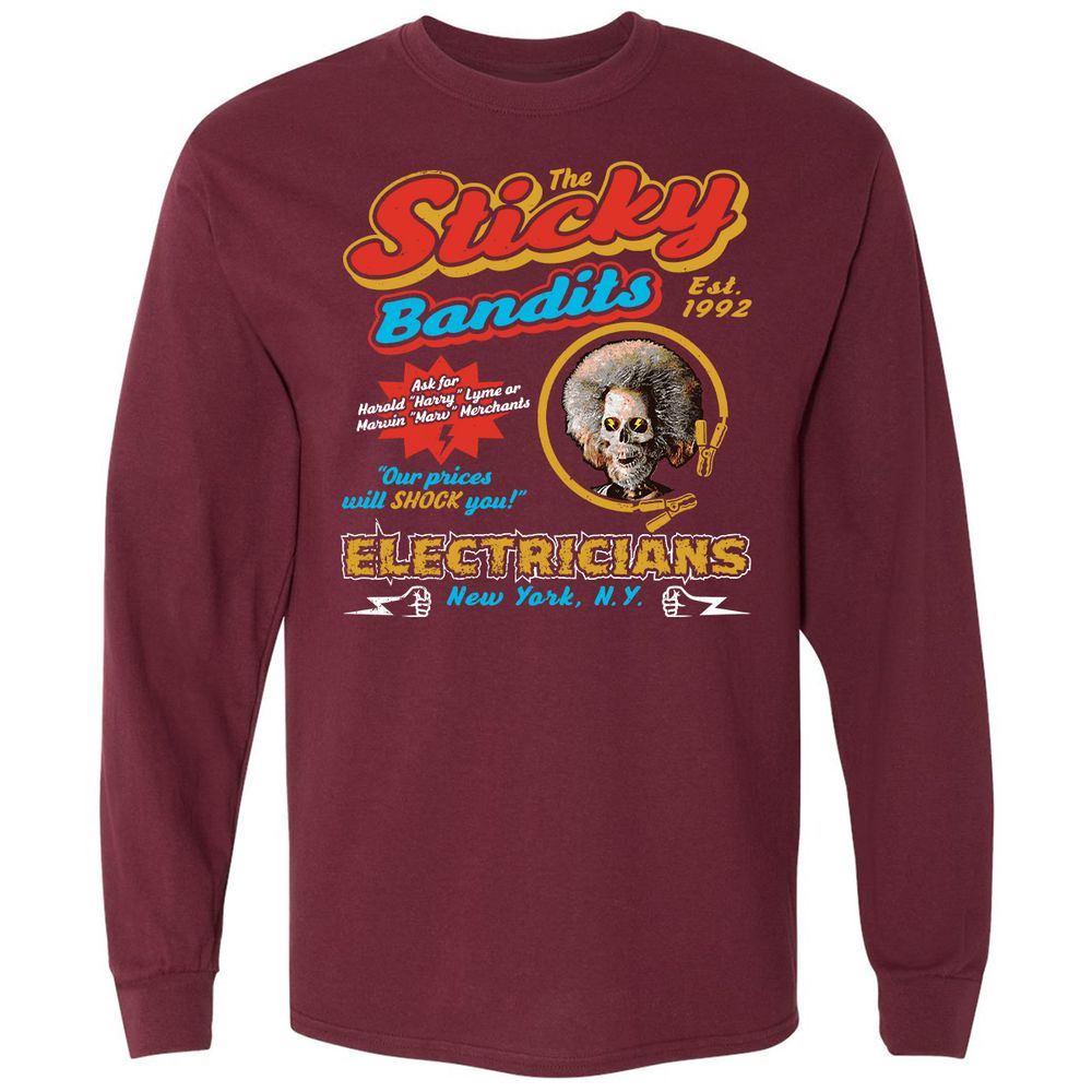 Long Sleeve T-Shirt - GP7WBHXB - Maroon - 11