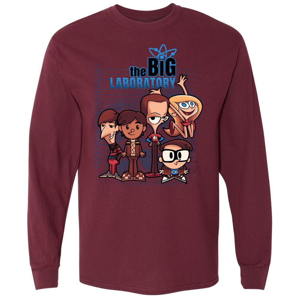 Long Sleeve T-Shirt - 7SWXYJ9L - Maroon - 11
