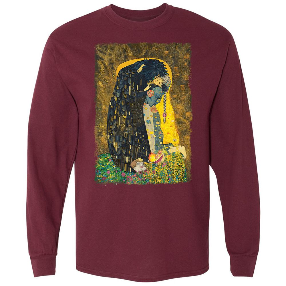 Long Sleeve T-Shirt - CSJEY78C - Maroon - 11