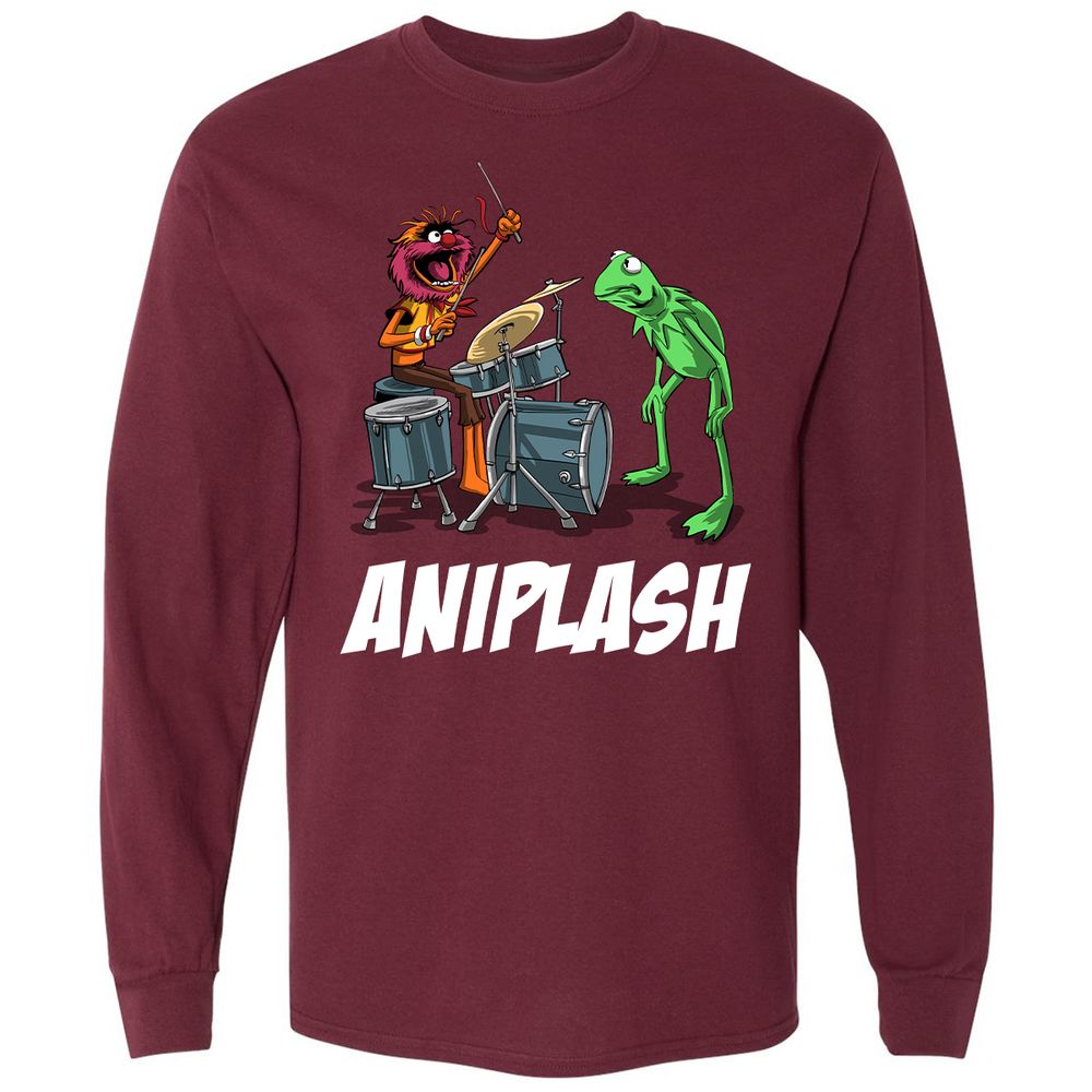 Long Sleeve T-Shirt - 43LCLHSH - Maroon - 11